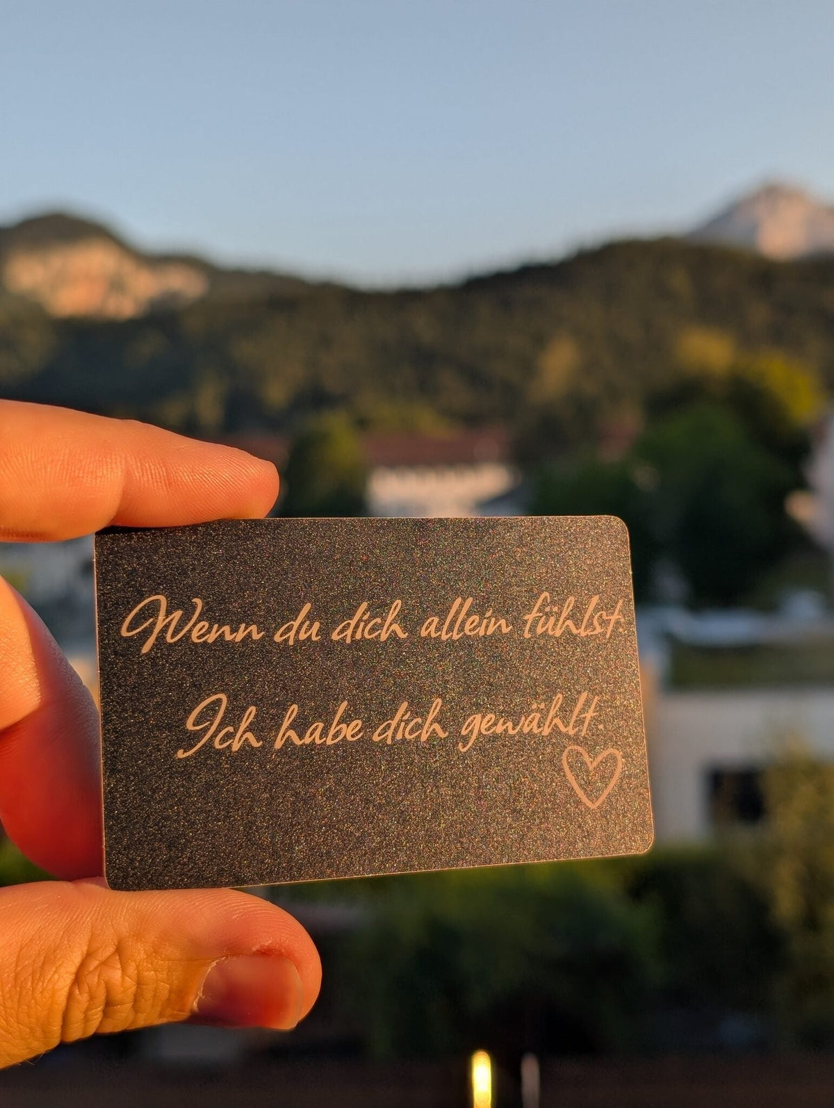 Groessenvergleich - Karte im Scheckkartenformat